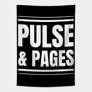 Nurse's Love for Reading: Pulse & Pages - Perfect Gift for Registered Nurses - Stylish Apparel Tapestry