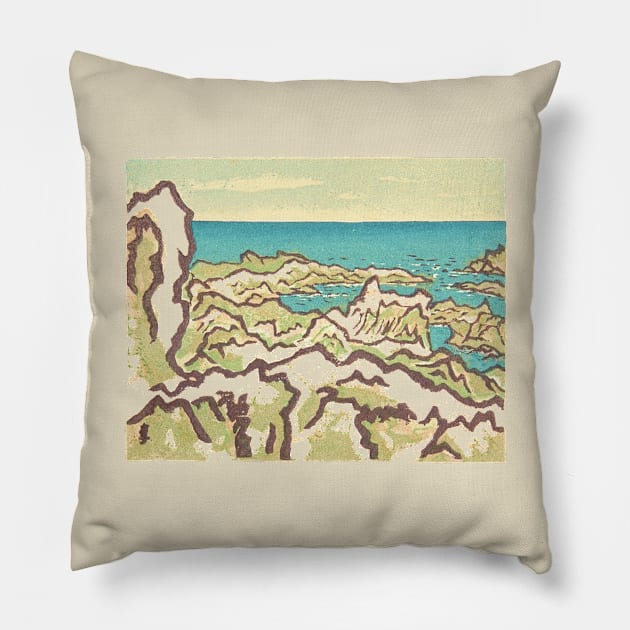 Rhythm and Waves Pillow by Drafted Offroad