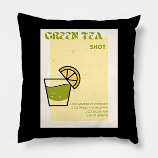 Green Tea Shot Pillow