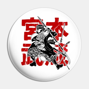 Miyamoto Musashi (Kanji) Pin