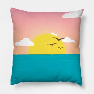 Sun and Beach Pillow