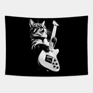 Rockstar Cat Tapestry