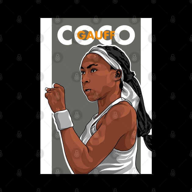 Coco gauff by Rekayasabumi