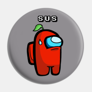Among Us Fanart Pins And Buttons Teepublic