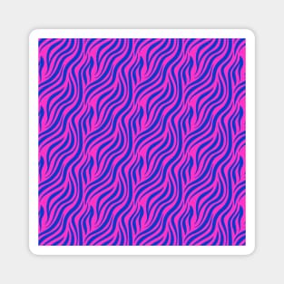 80s Zebra Pattern Magnet