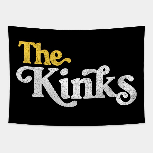 The Kinks  / Retro Faded Style Tapestry by DankFutura