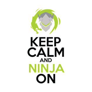 Keep Calm and Ninja On T-Shirt