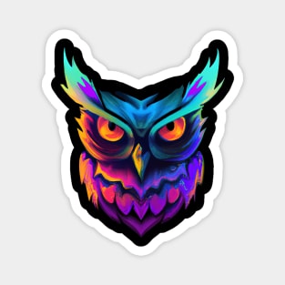 Beautiful Owl Halloween Magical Spooky Magnet