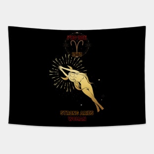 Strong aries woman Tapestry