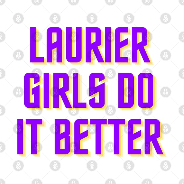 Laurier Girls by stickersbyjori