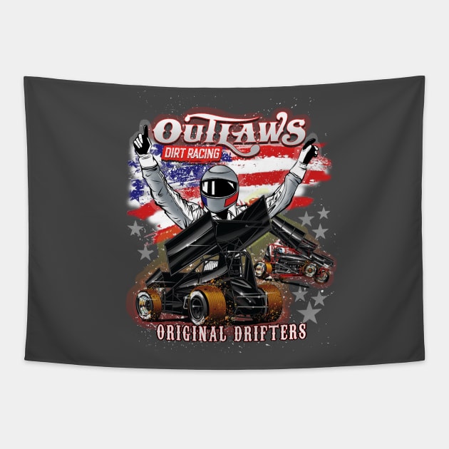 Outlaws Tapestry by Digitanim8tor