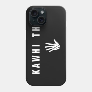 Kawhi Tho with Klaw. (White Font) Phone Case