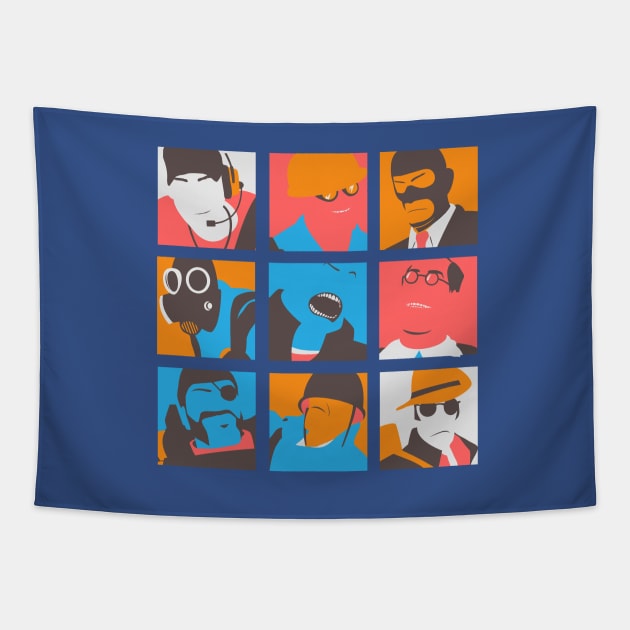 Team Fortpop Tapestry by AutoSave