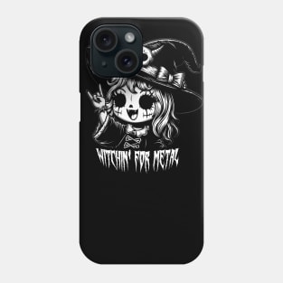Metalhead Witch: Metal Magic Unleashed Phone Case
