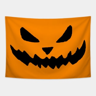 Pumpkin Face V2 Tapestry