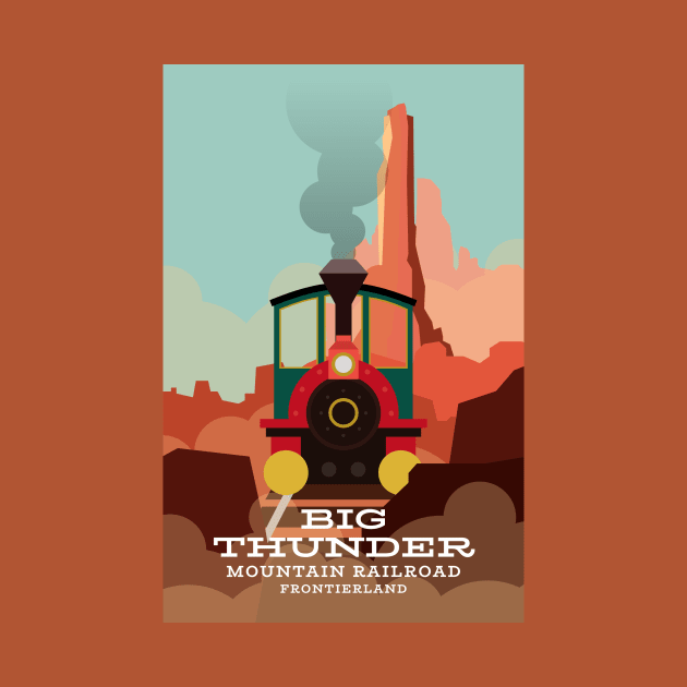 Big Thunder Mountain Railroad by parkhopperapparel