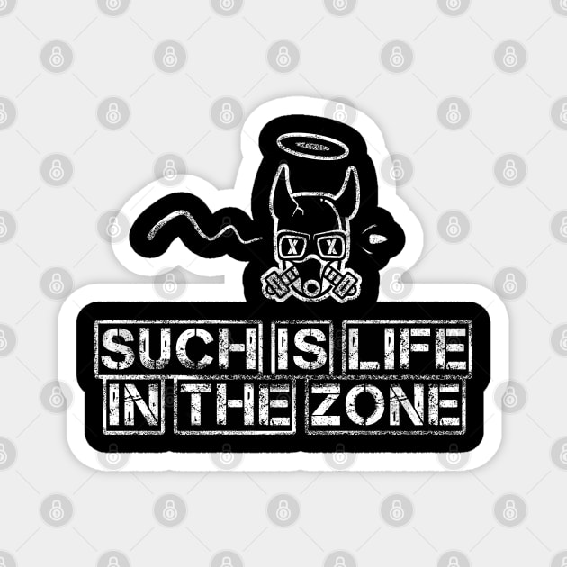 Such is Life in The Zone - S.T.A.L.K.E.R inspired Magnet by GrumpyOwl