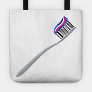 Barcode Art - Toothbrush Tote