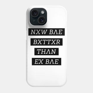 New Bae (Black) Phone Case