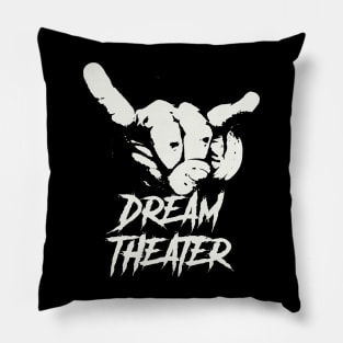 dream theater horn sign Pillow