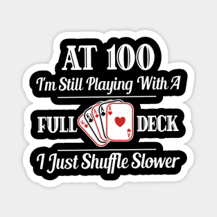 100Th 100 Cards Magnet