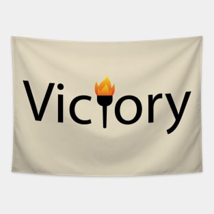 Victory being victorious artsy Tapestry