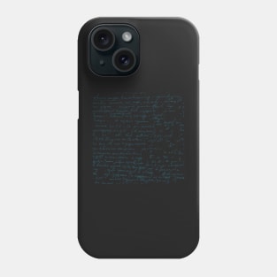 Handwriting Vintage Script Phone Case