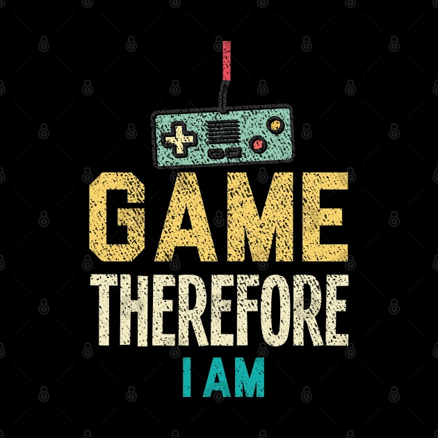 I Game Therefore I Am by NoBreathJustArt