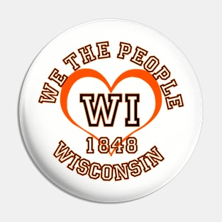 Show your Wisconsin pride: Wisconsin gifts and merchandise Pin