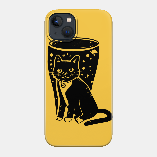 Galaxy Beer Cat - Beer - Phone Case