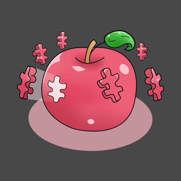 Teach Compassion Autism Awareness Puzzle Apple by KawaiiForYou