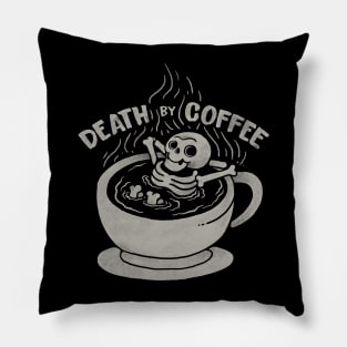 Death by coffee Pillow