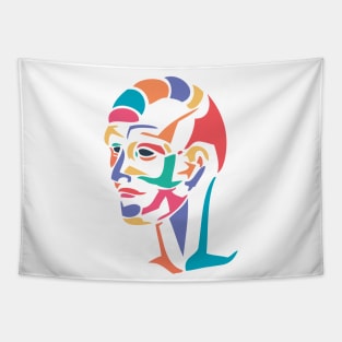 Abstract head Tapestry