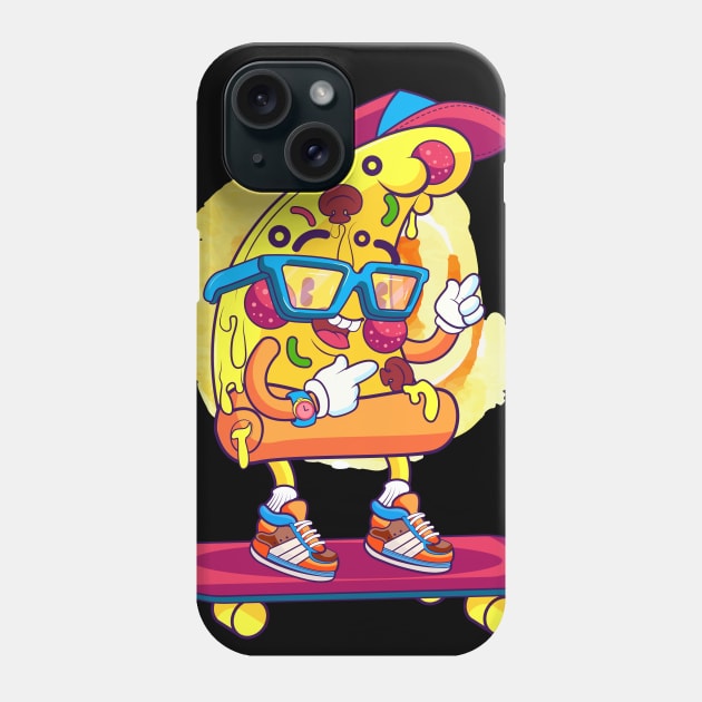 Happy Pizza Phone Case by SparkleArt