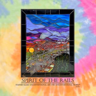 Spirit of the Rails Stained Glass for Light T-Shirt
