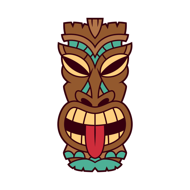 Funny Tribal Tiki Head by allovervintage