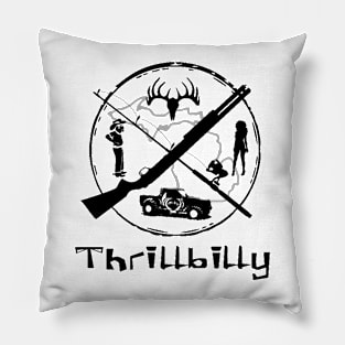 Thrillbilly Coat Of Arms Pillow