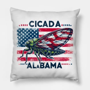 Cicada Alabama Pillow