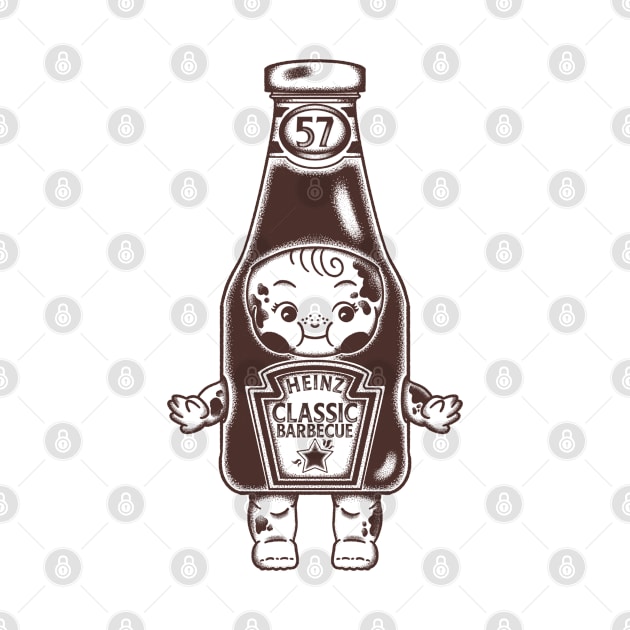 BBQ Sauce Kewpie by The Gumball Machine