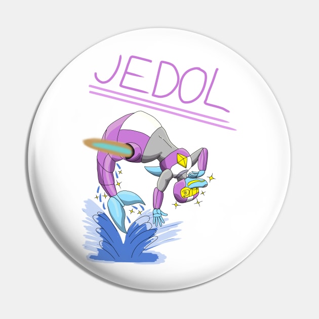 Fabulous Merman Jedol Pin by Cyborg-Lucario