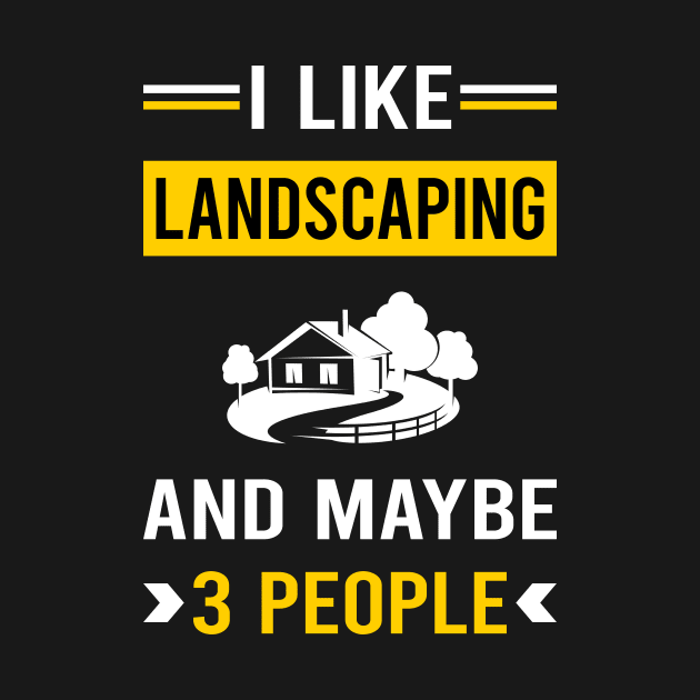 3 People Landscaping Landscape Landscaper by Bourguignon Aror