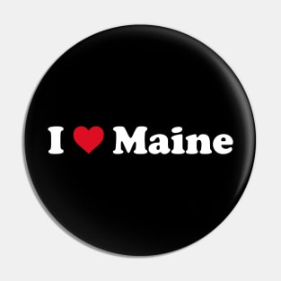 I ❤️ Maine Pin