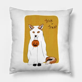 Ghost Fox Pillow