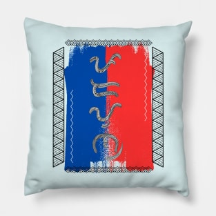 Philippine Flag / Baybayin word Padayon (to Continue) Pillow