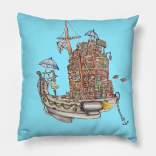 Library Boat Pillow