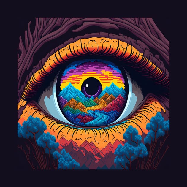 world in eye by pixnsheezy