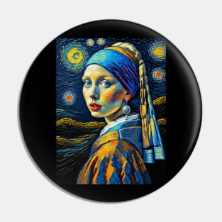 Girl with a Pearl earring Pin