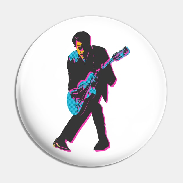 CHUCK BERRY - Sticker / Badge Pin by RCDBerlin