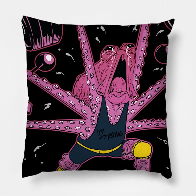 OCTOPUS GYM Pillow by Wagum Std