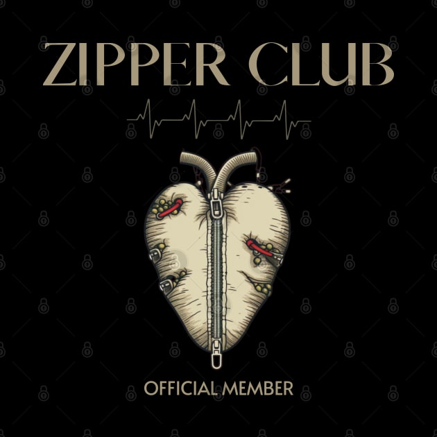 ZIPPER CLUB, heart transplant, open heart surgery by Pattyld